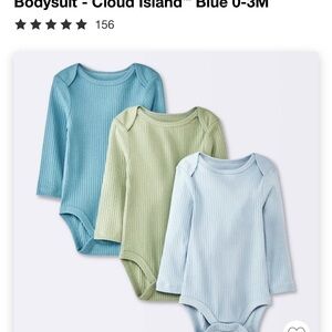 Cloud Island Baby Bodysuit Set & Pants Set - Blue, Green, Light Blue